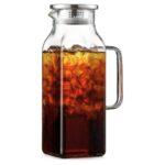 2L Glass Pitcher with Lid