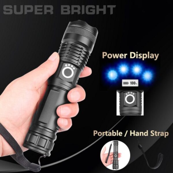 Rechargeable Zoom LED Flashligh