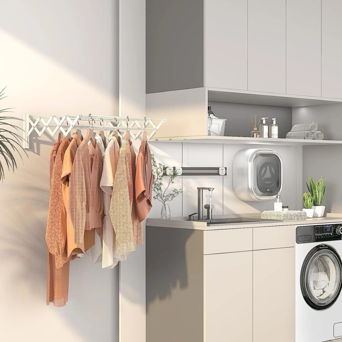 Wall Mounted Clothes Drying Hanger Wall Mounted Clothes Drying Hanger