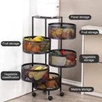 5-Layer Rotating Kitchen Rack