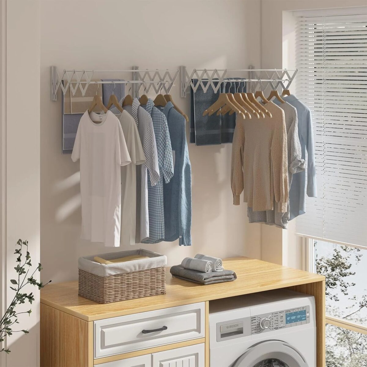 Wall Mounted Clothes Drying Hanger Wall Mounted Clothes Drying Hanger