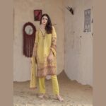Women’s 3-Piece Cotton Suit – Yellow Traditional Wear - Image 4