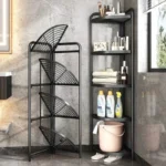 4 Layer Foldable Corner Shelf