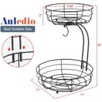 2-Tier Fruit Basket with Banana Hanger