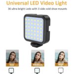 AY-49 Video Kit – Mic, LED Light, Tripod & Remote Control