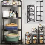 4 Layer Foldable Corner Shelf