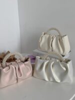 Pearl Handle Bag, Glosse Bag, Party Purse, Bridal Bag, Women Fashion Bag, Stylish Handbag, Unimarce Purse, Fancy Clutch, Mini Bag